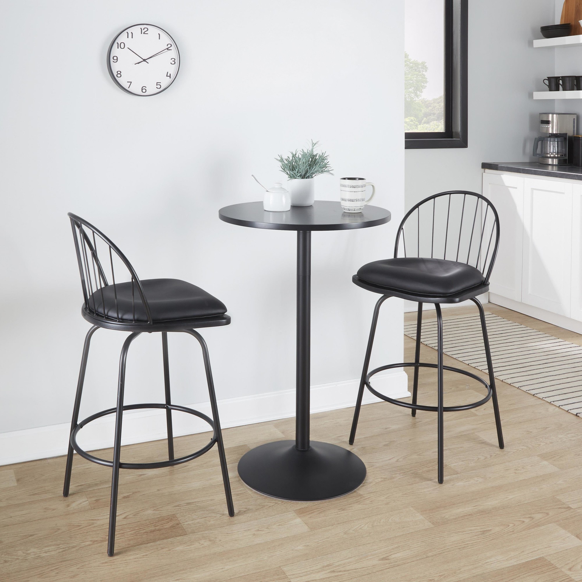 Riley Claire 26" Fixed-height Counter Stool - Set Of 2
